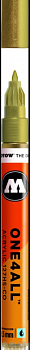 127506 Маркер MOLOTOW ONE4ALL 127HS-CO METALLIC #228 Золото 1,5 мм
