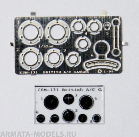 A32-131 British Gauge Set