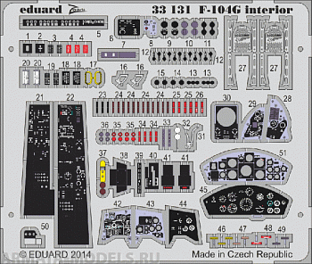 33131ED  Фототравление F-104G Interior 1/32