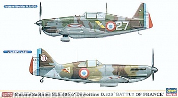 01941 Самолеты M.S.406 & D. 520 BATTLE