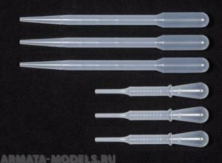 87124T Набор пипеток для красок (3-короткие и 3-длинные)