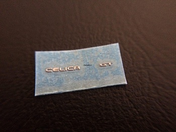 AISM-0004 Металлостикер  CELICA GT