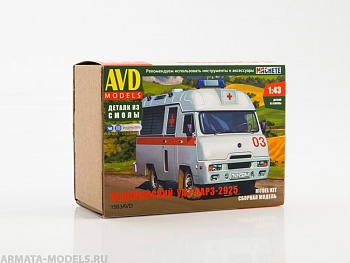 1563AVD Сборная модель УАЗ-САРЗ-2925 медицинский