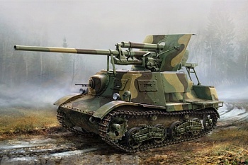 83849 САУ Soviet ZIS-30 Light Self-Propelled Anti-Tank Gun 1/35